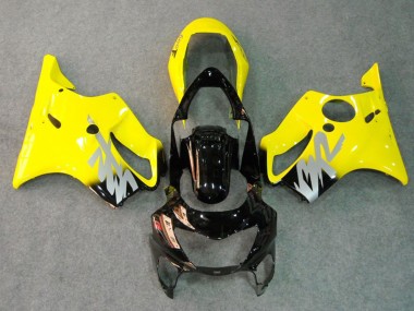 1999-2000 Décalcomanie Argent Jaune CBR600 F4 Carénage Moto