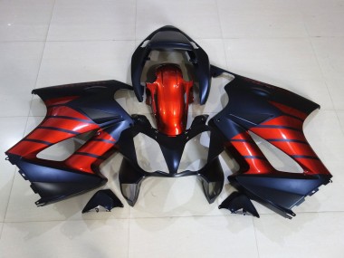 2002-2012 Rouge & Noir VFR800 Carénage Moto