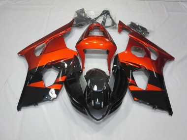 2003-2004 Orange Brûlé & Noir GSXR 1000 Carénage Moto