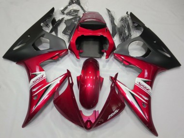 2003-2004 Rouge Brillant & Blanc R6 Carénage Moto