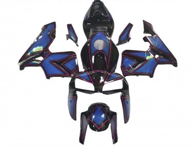 2005-2006 Contour Bleu Profond & Rose CBR600RR Carénage Moto