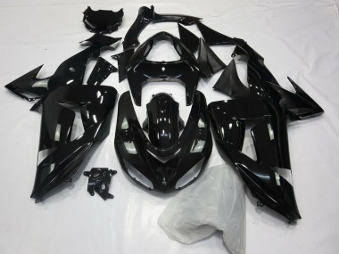 2006-2007 Noir Brillant Uni ZX10R Carénage Moto