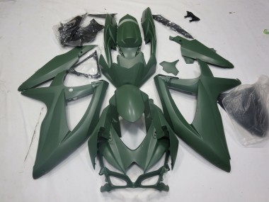 2008-2010 Armée Verte GSXR 600-750 Carénage Moto