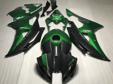 2008-2016 Vert Avec Style Fibre De Carbone R6 Carénage Moto