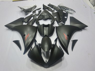 2009-2011 Noir Mat Rouge R1 Carénage Moto