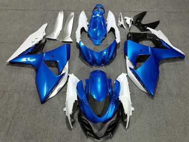 2009-2016 Bleu Blanc & Argent GSXR 1000 Carénage Moto