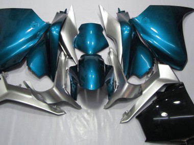 2010-2013 Bleu Clair & Argent VFR1200 Carénage Moto