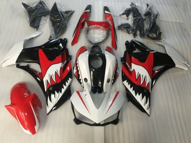 2015-2018 Requin Rouge & Blanc R3 Carénage Moto