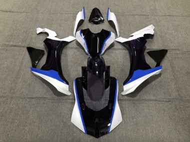 2015-2019 Bleu Noir & Blanc R1 Carénage Moto