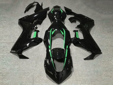 2017-2023 Doublure Noir Brillant & Vert Forêt CBR1000RR Carénage Moto
