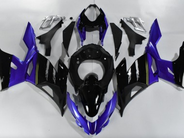 2018-2023 Violet & Noir Ninja 400 Carénage Moto